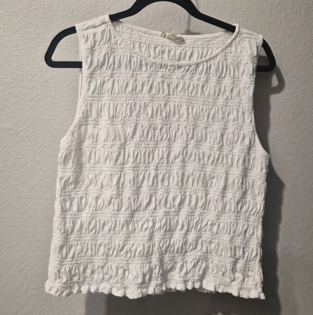 Madewell Smocked Tank Top - Picture 4 of 6